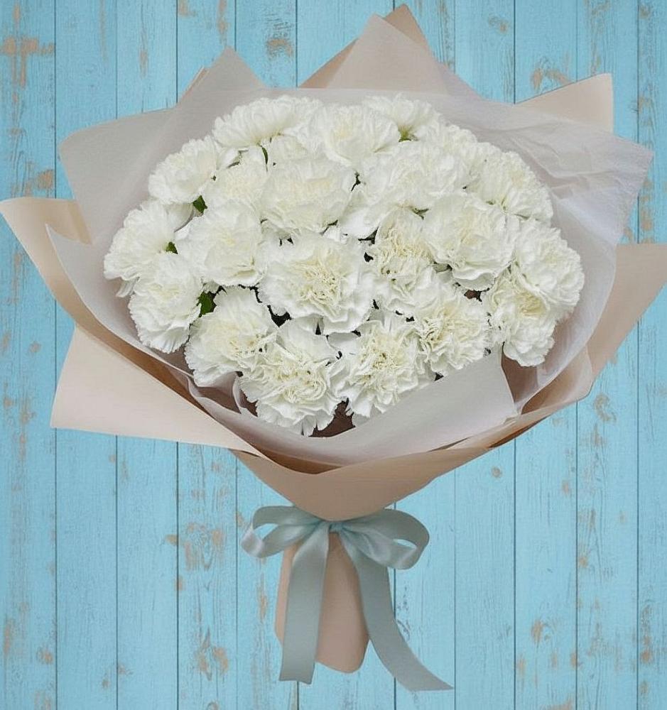 Букет цветов из: Гвоздики в Кумыше