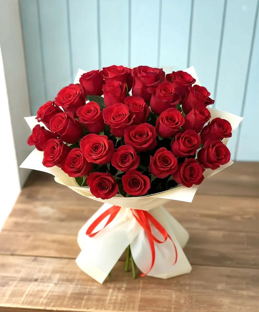 Букет 29 Красных роз в Кумыше