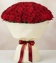 Букет 101 Красная роза Милано в Кумыше
