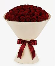 Букет 101 Бордовая роза Блэк Бакарра в Кумыше