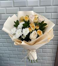 Букет цветов из:  Розы и Хризантемы в Кумыше