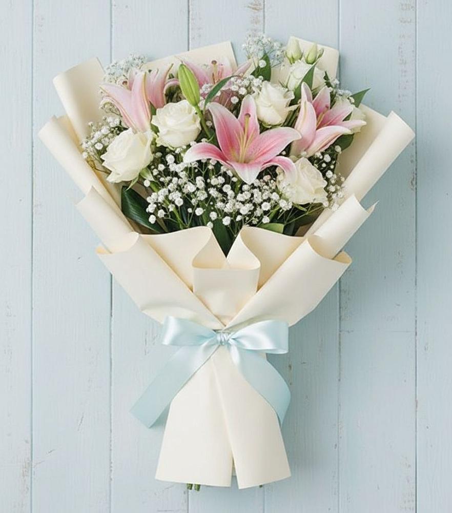 Букет цветов из: Лилии в Кумыше