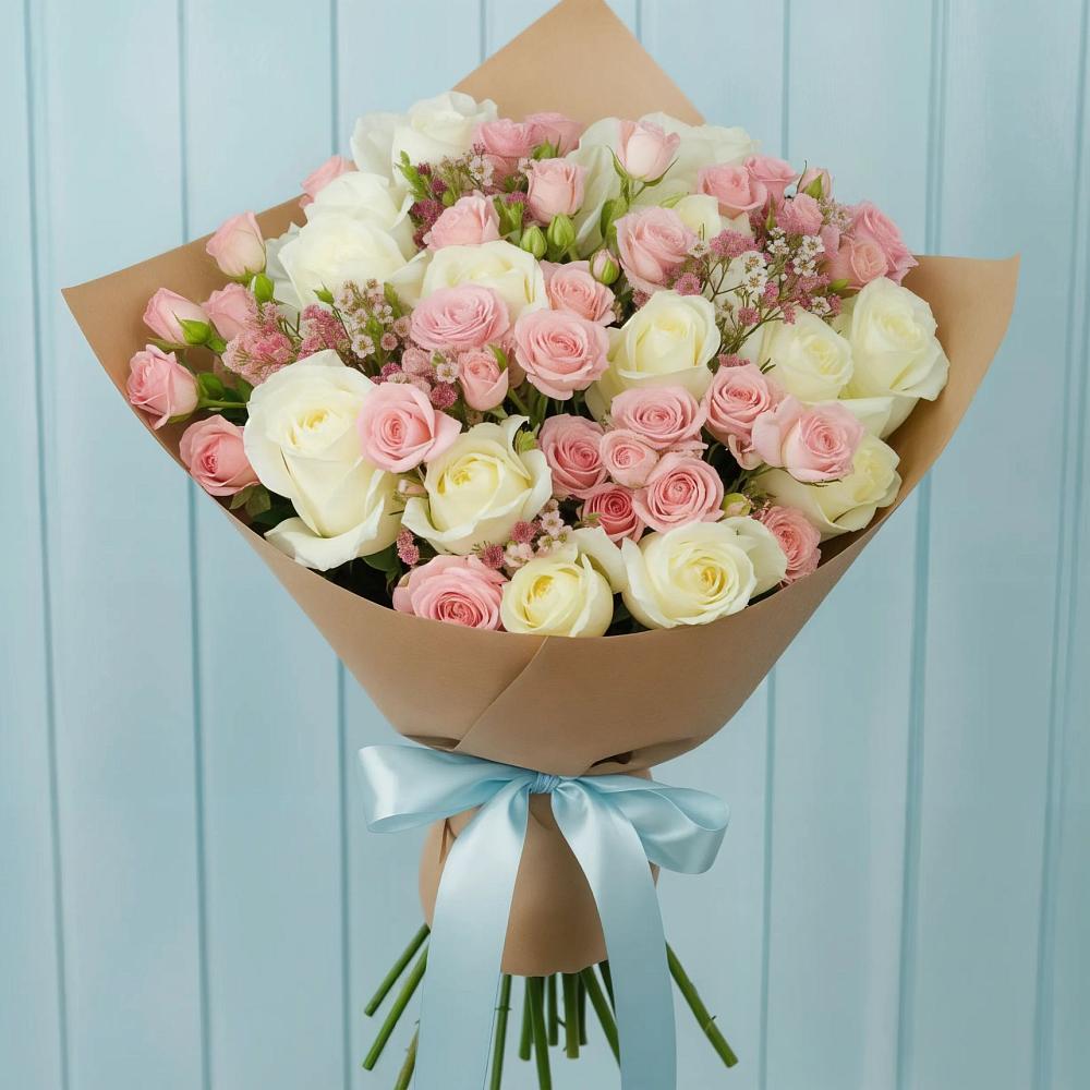 Букет цветов из: Розы в Кумыше