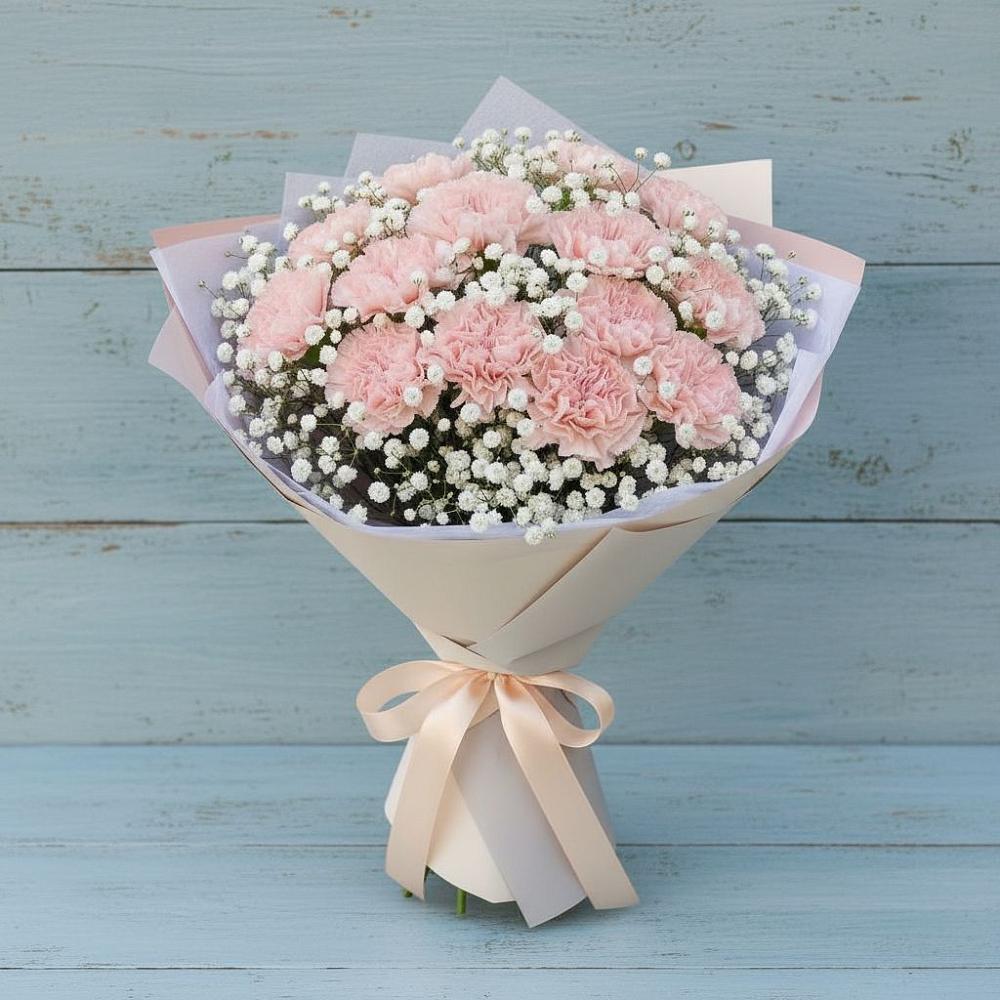 Букет цветов из: Гвоздики в Кумыше