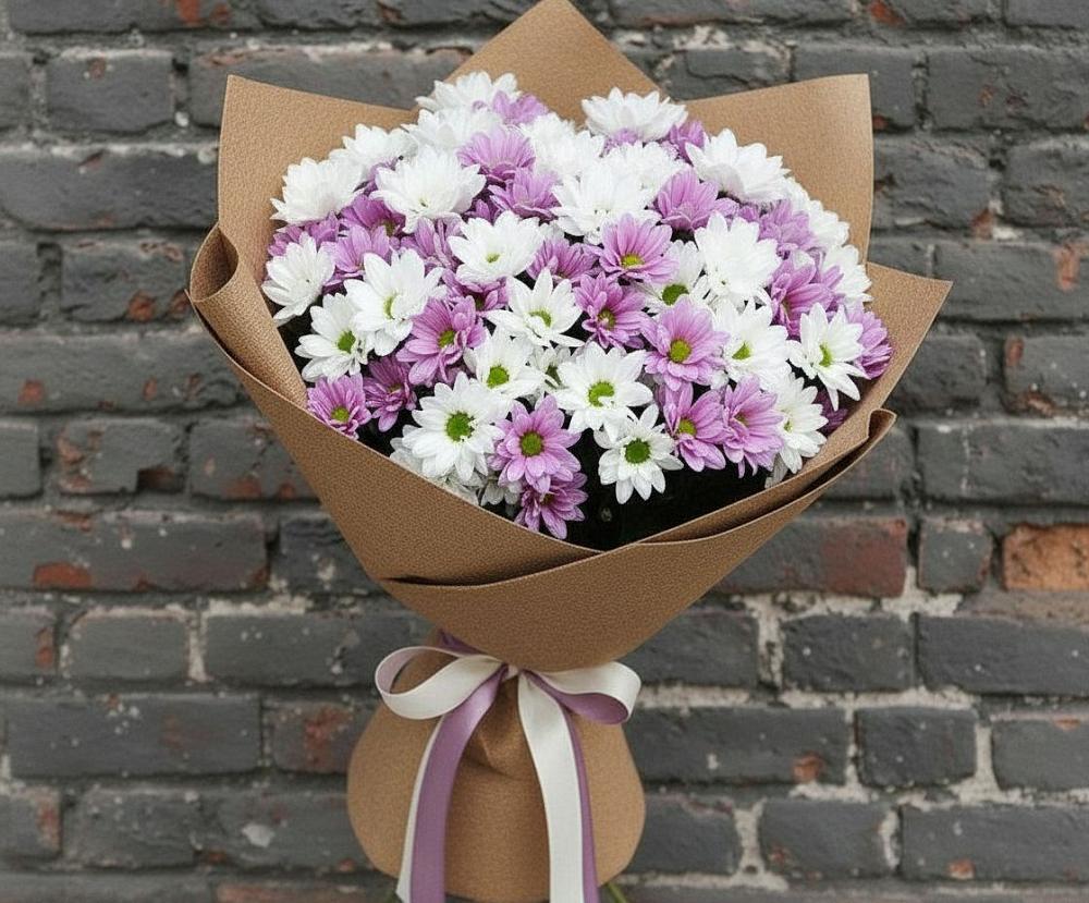 Букет цветов из: Хризантемы в Кумыше