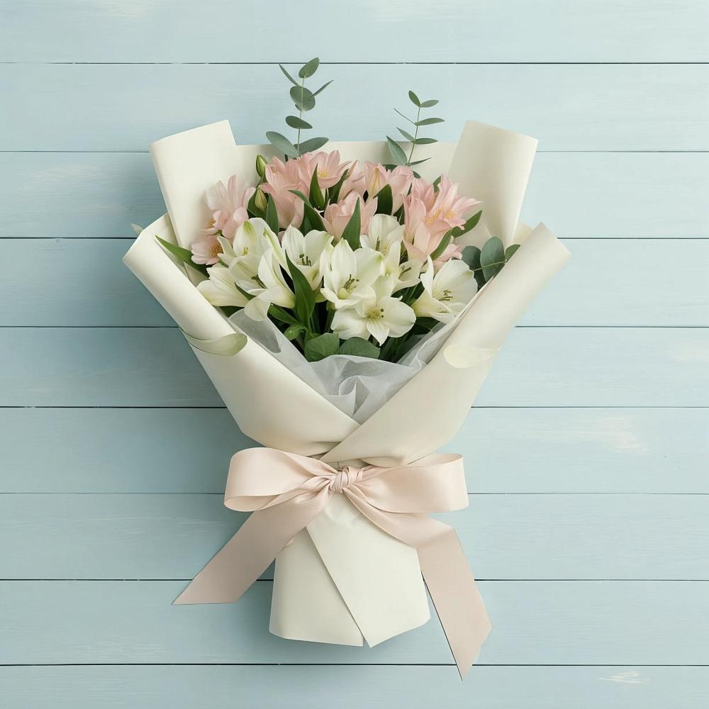 Букет цветов из: Альстромерии в Кумыше