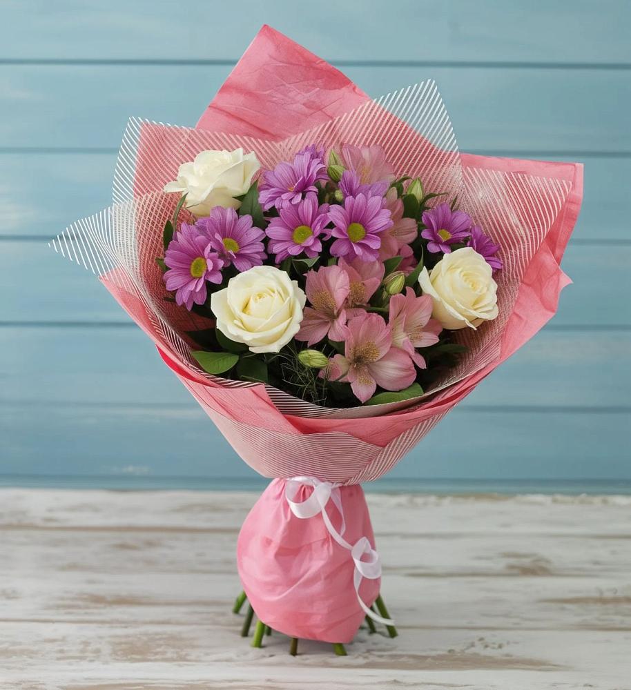 Букет цветов из: Герберы в Кумыше