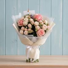 Букет цветов из:  Розы #REPLACE_PRED# Кумыше